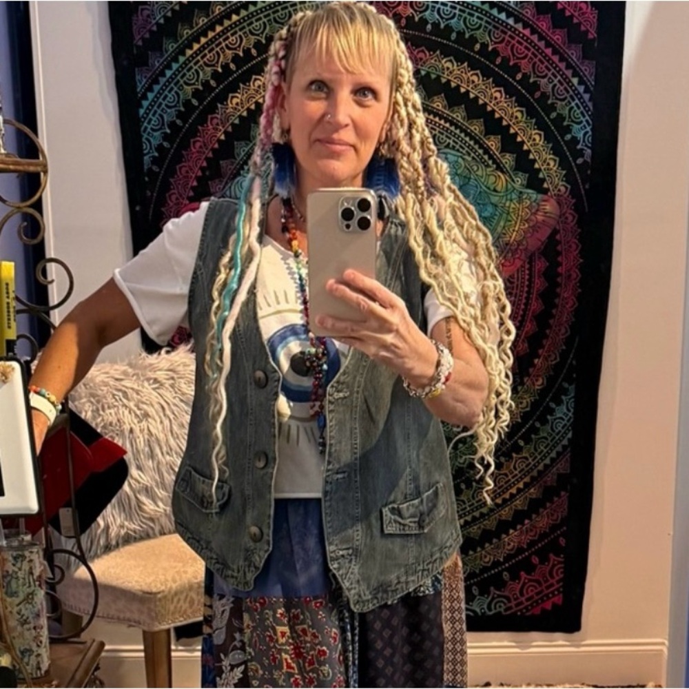 NWT Jaded Gypsy Women's Denim Vest